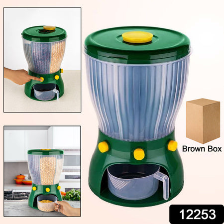 4 In 1 360 Degree Rotation Cereal Dispenser (Approx 10 Kg 1 Pc)