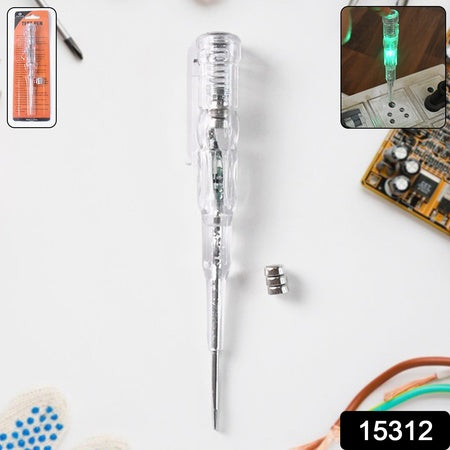 Electrical Detector Slotted Screwdriver With Small Batteries (1 Pc)