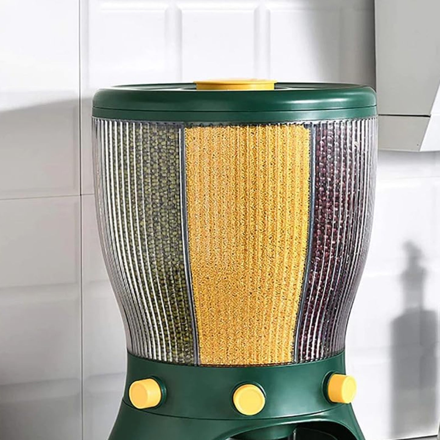 4 In 1 360 Degree Rotation Cereal Dispenser (Approx 10 Kg 1 Pc)