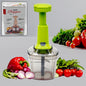 2in1 Press Vegetable Choppers for Kitchen 