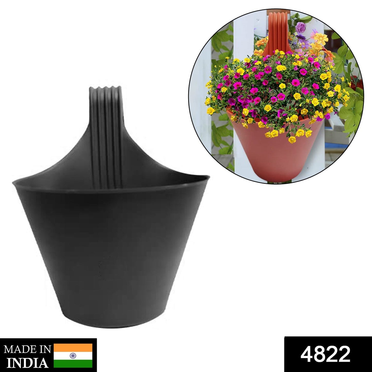 Decorative planter pot for indoor and outdoor use.