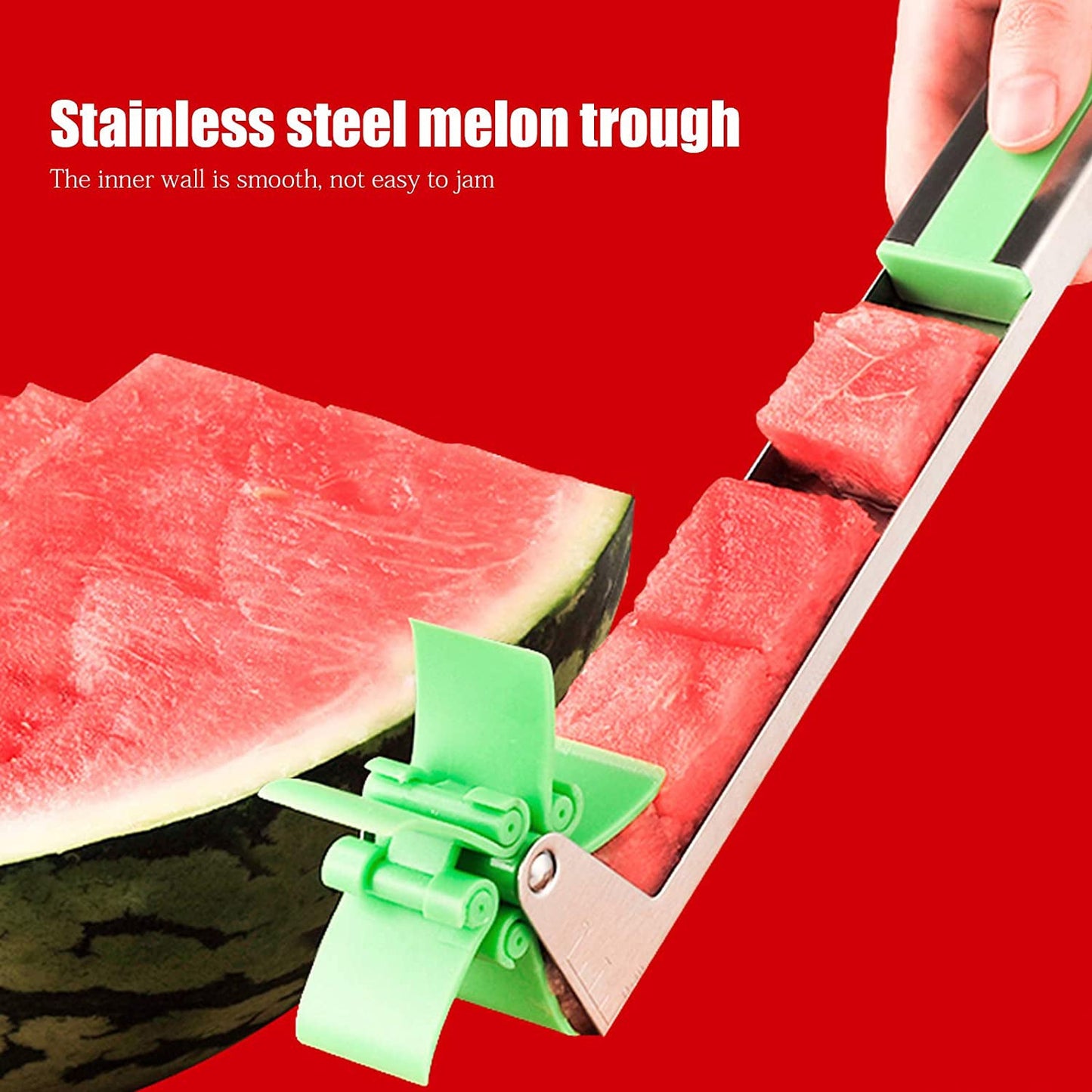 Stainless Steel Washable Watermelon Cutter Windmill Slicer Cutter Peeler for Home / Smart Kitchen Tool Easy to Use