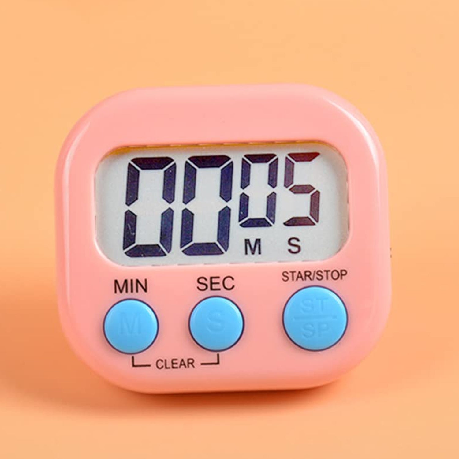 Large digital timer for cooking and baking