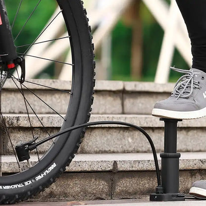 Portable Mini Foot Pump for Bicycle, Bike, and Car