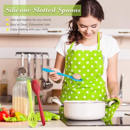 27cm silicone kitchenware, heat-resistant and durable for cooking.