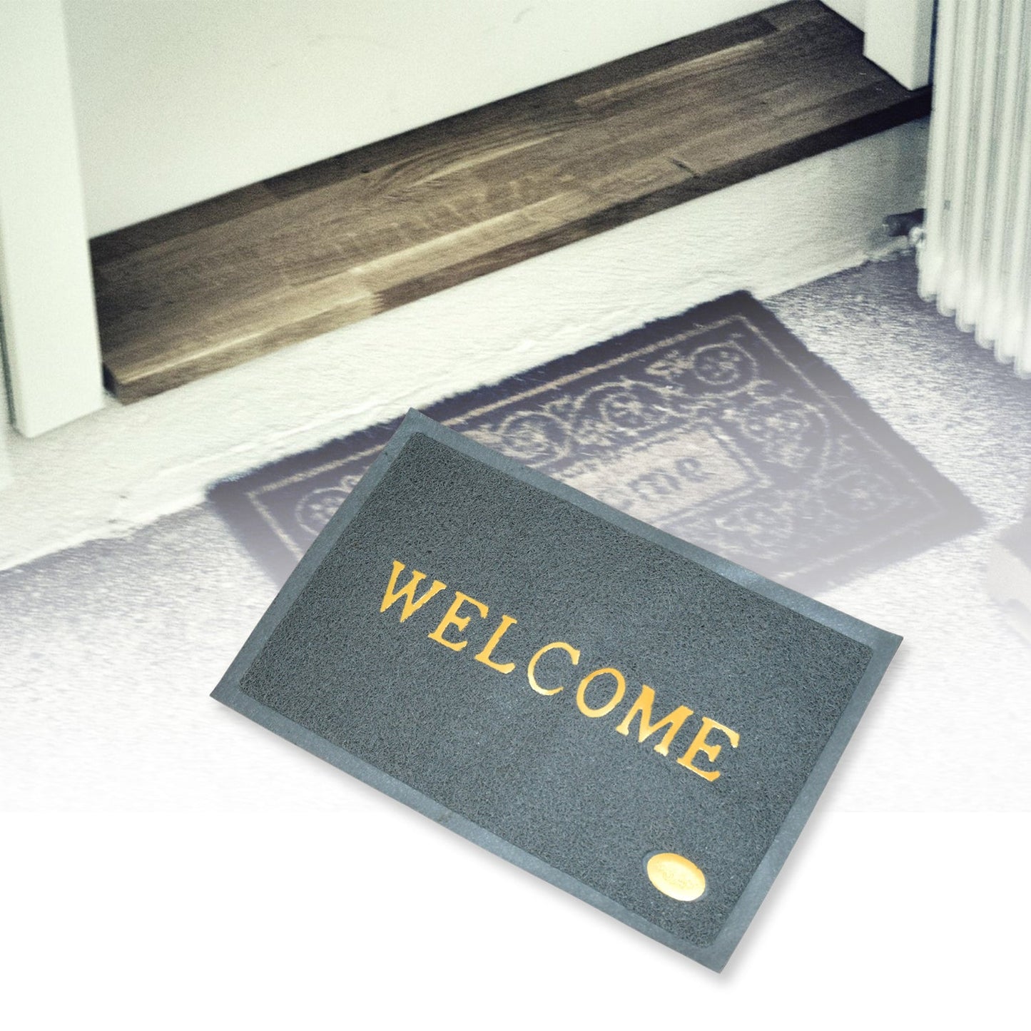 Welcome Door Mat for Home Entrance Outdoor Mat Anti Slip Heavy Duty and Waterproof | Easy to Clean for Entry For Bedroom, Living Room (23x15 Inch)