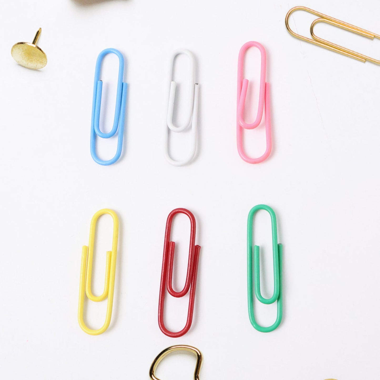 Multicolor Office Paper Clips 