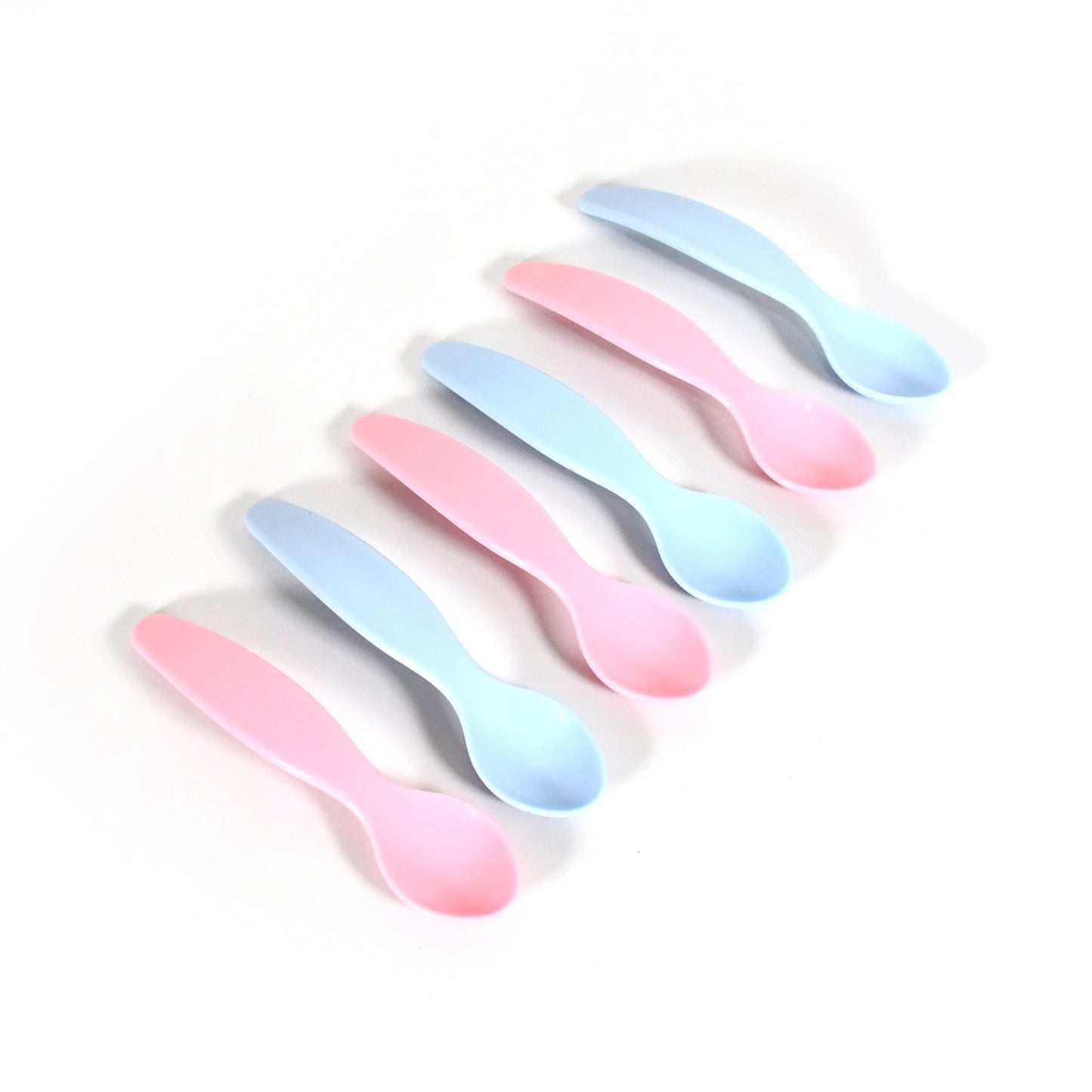 Kids Cute Food Grade Foods Feeding Training Baby Spoon (Set of 6 pcs)