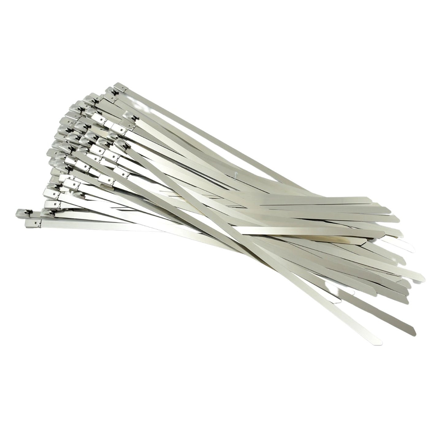 Stainless Steel Cable TIE Used for Solar, Industrial and Home Improvement Multipurpose HIGH Strength, Self-Locking Zip Ties, Multi-purpose Tie, Portable Rustproof 100Pcs Wide Application Zip Tie Set for Building (4.6x100MM /  100 pcs Set)