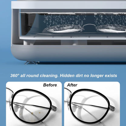 Ultrasonic Jewllery, Cleaner, Ultrasonic Cleaning Machine, Portable jewellery Cleaning Mchine For Jewellery, Ring, Silver, Retainer, Glasses, Watches, Coins, High Frequency Vibration Machine (Battery Not Included)