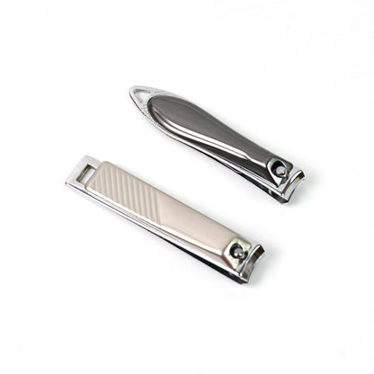 Stainless Steel Folding Portable Large Nail Clippers with Nail File (1 Pc / Mix Design)