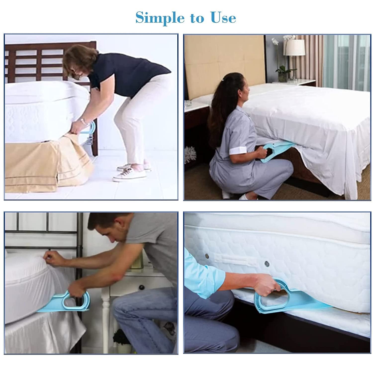 Tool for lifting mattress and changing sheets