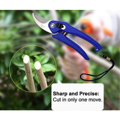 Multi-purpose pruners for garden use, ideal for leaves and branches