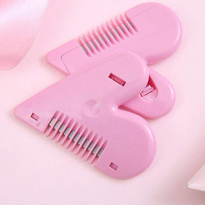 Heart Shape Plastic Hair Cutting Scissors (1 Pc / With Card Packing)