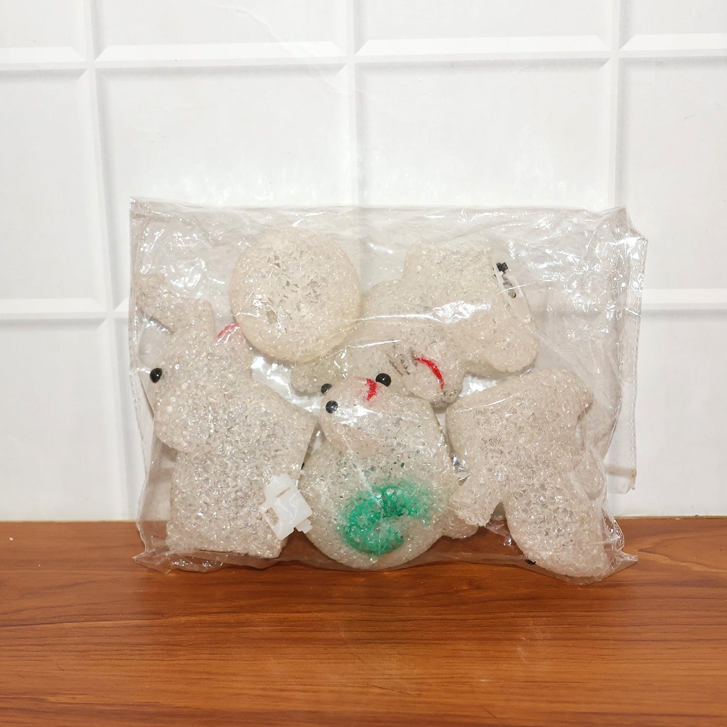 MULTI SHAPE SMALL LIGHT LAMPS LED SHAPE CRYSTAL NIGHT LIGHT LAMP (6 PC SET)