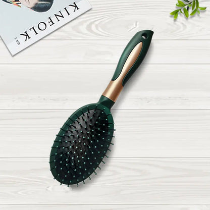 Massage Comb, Air Cushion Massage Hair Brush Ergonomic Matt Disappointment for Straight Curly Hair Cushion Curly Hair Comb for All Hair Types, Home Salon DIY Hairdressing Tool  (1 Pc)