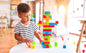 Small blocks toy set, gift pack for kids, block game.