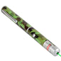 Green laser pointer pen with adjustable beam for multiple designs.