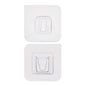 Adhesive wall hooks, pack of 20, heavy duty and easy to install.