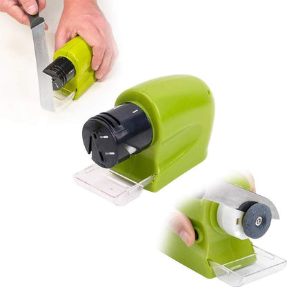 Rechargeable knife sharpener