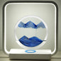 13477 3d Wireless Charging Led Light Usb Quicksand Painting Lamp For Bedroom
