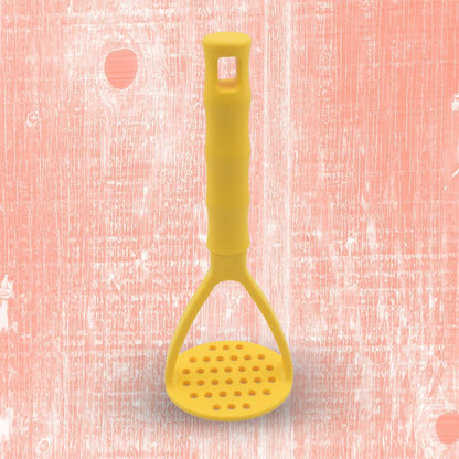 Kitchen Food Masher, Fruit Tool Masher, Professional Masher Kitchen Tool, Kitchen Masher with Comfortable Grip, Heavy Duty Potato masher Perfect for Bean Vegetable Fruits Masher (1 Pc)