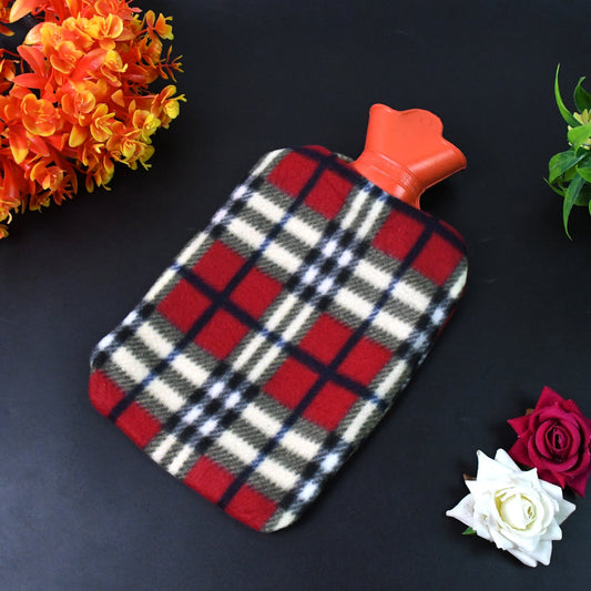 Hot Water Bottle Bag With Cover For Pain Relief (1 Pc)