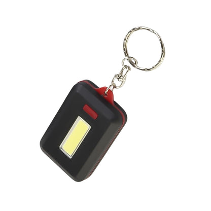 Led Keychain Cob Light With Hook  Loop Sticker. 3 Light Modes (1 Pc  Battery Not Included)