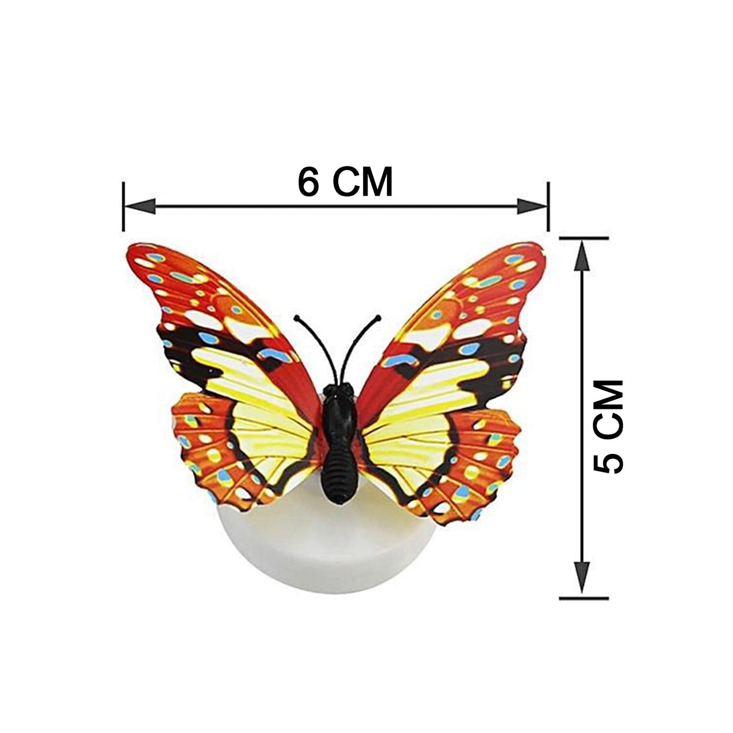 The Butterfly 3D Night Lamp Comes with 3D Illusion Design Suitable for Drawing Room, Lobby.