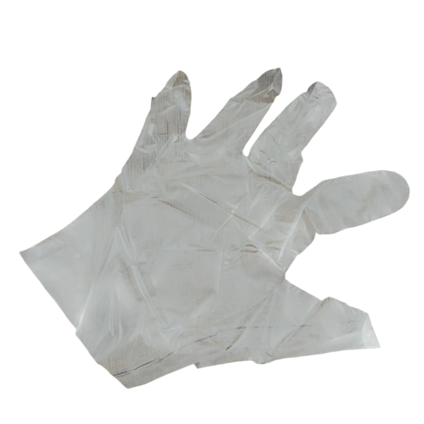 Large clear plastic gloves pack of 100 pieces