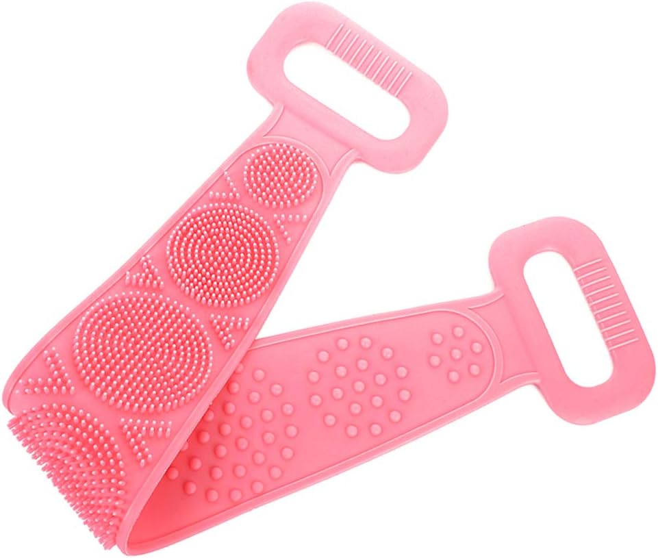 Low Quality Bath Body Brush Towel Eco-Friendly Back Scrubber Shower Brush Silicone Bath Body Brush Towel Body Cleaning Bathroom Shower Strap