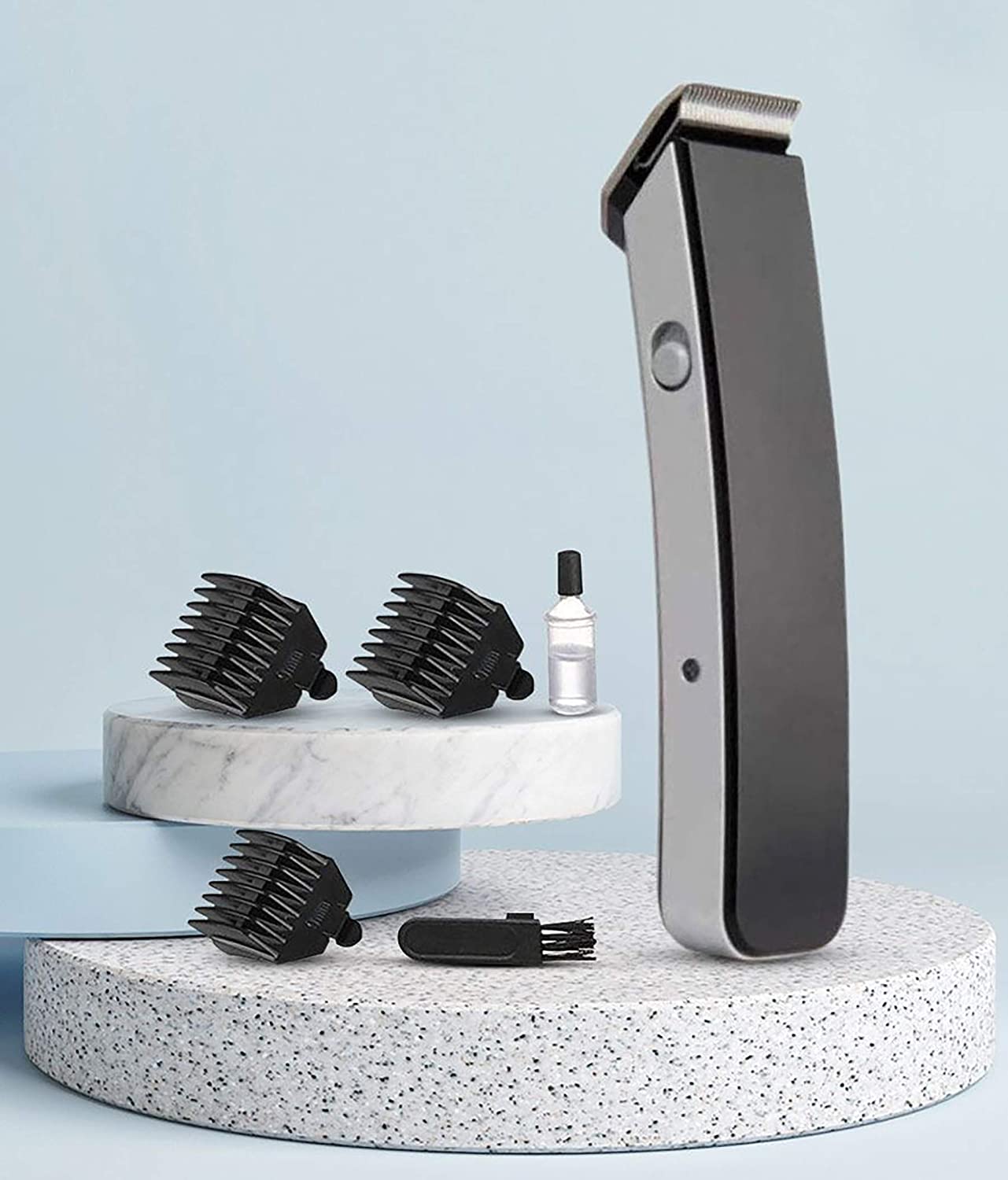 Cordless rechargeable NS-216 hair and beard trimmer for men.