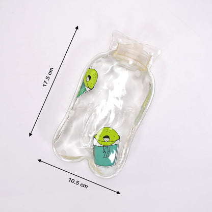 Small hot water bag with cover