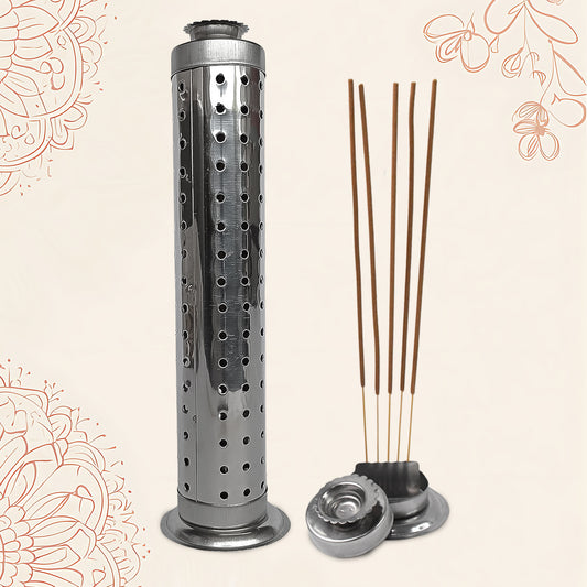 Stainless Steel Agarbatti Stand For Puja (1 Pc)