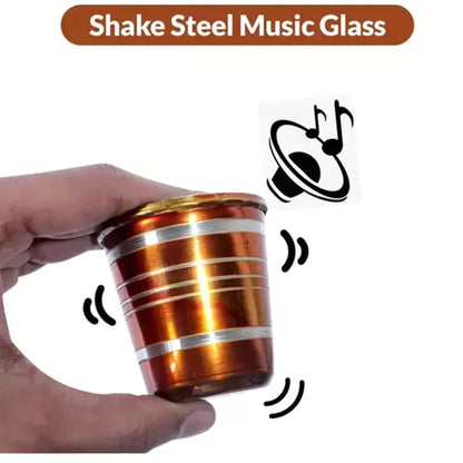 Stainless steel musical glass for kids with bell sound