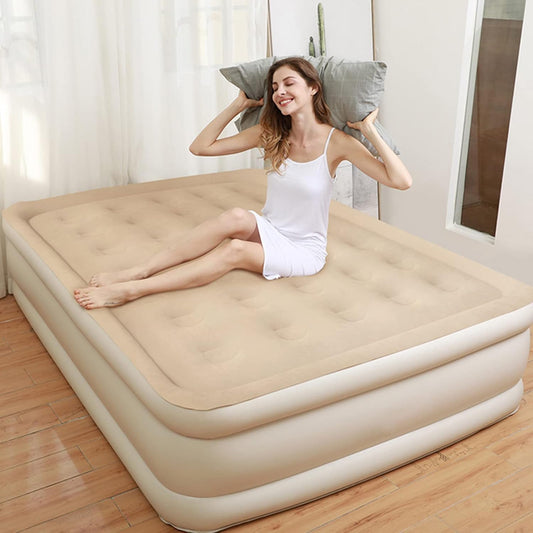 Portable Inflatable Bed Folding Lazy Bed (190x100x40 Cm  1 Pc)
