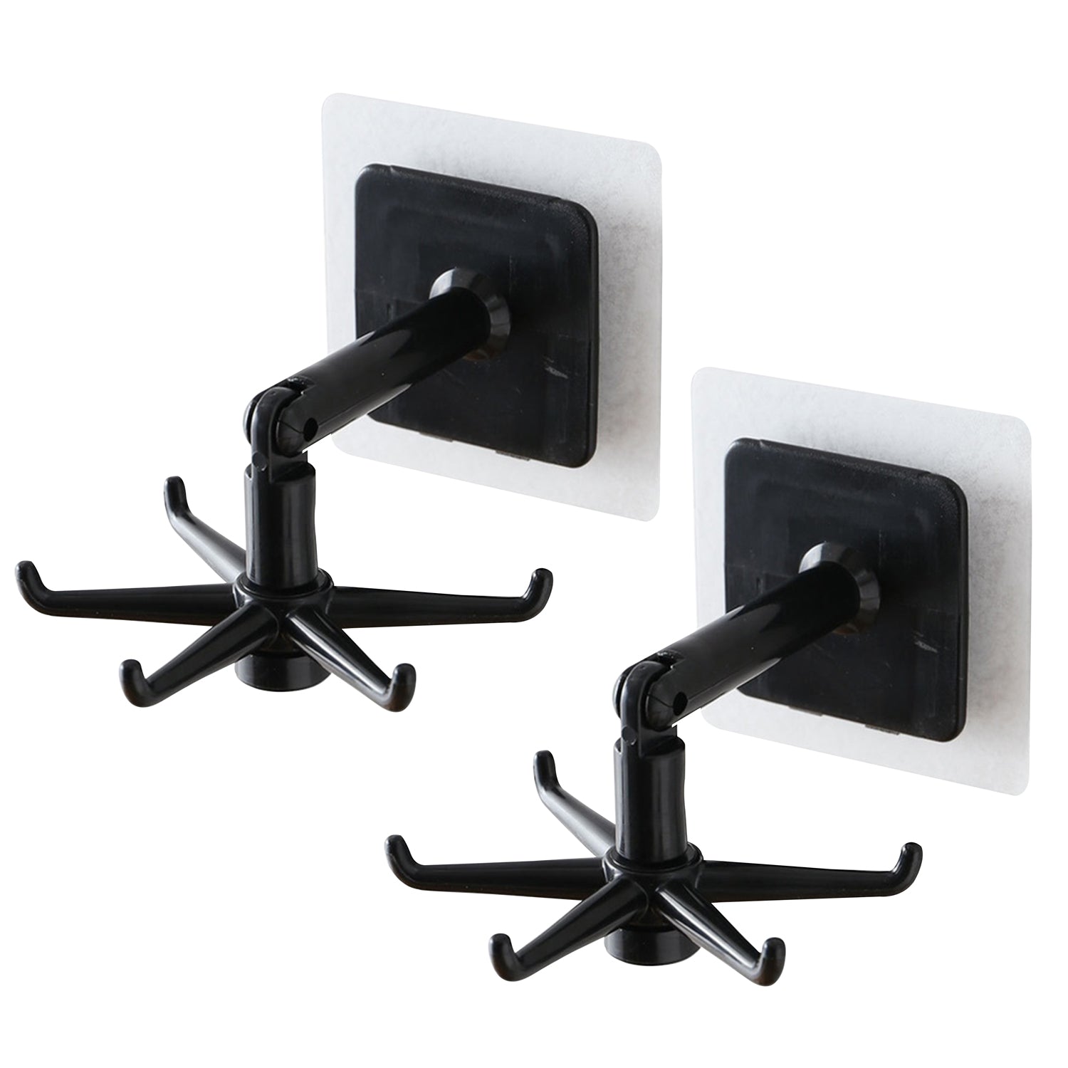 Brown box with 360° rotatable hooks for hanging