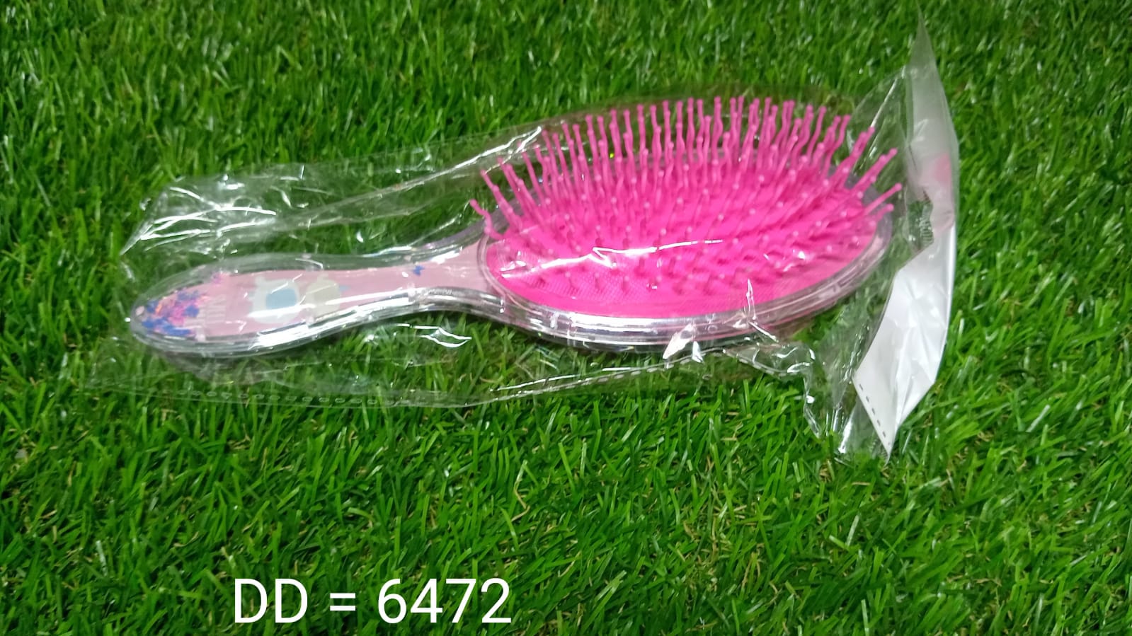 Soft bristle detangling brush