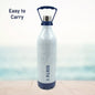 2200ml insulated water bottle with handle