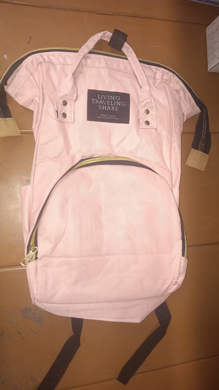 Multipurpose Large Capacity Mom's Backpack Diaper Bag (1 Pc / 17 Pocket / Big)