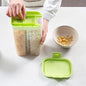 2-section airtight cereal container with box