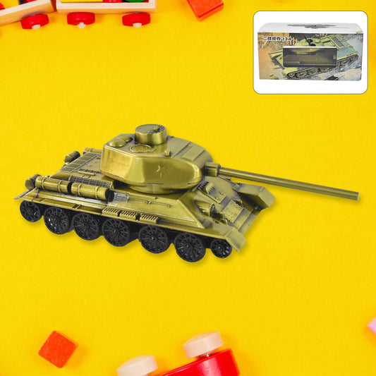 Retro Iron Art Tank Model Nostalgia Tank Crafts Home Decor Ornament Desktop Decorations For Office Living Room Childrens Room Gift (Metal)