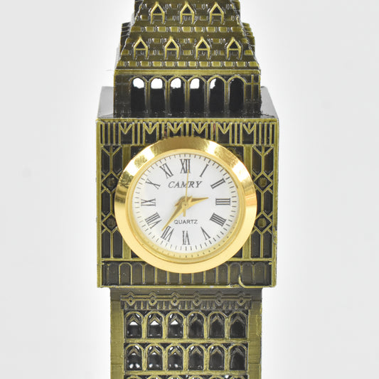 Big Ben London Clock Tower Miniature Metal Statue - Elegant Home Decor And Perfect Gifting Option