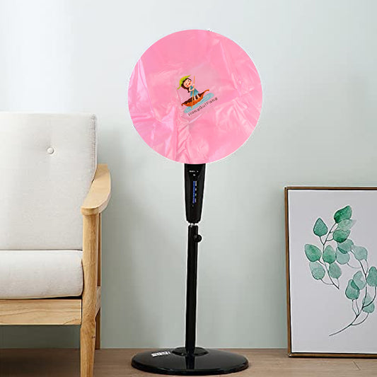 Round Dust Proof Elastic Fan Cover (1 Pc  Mix Design)